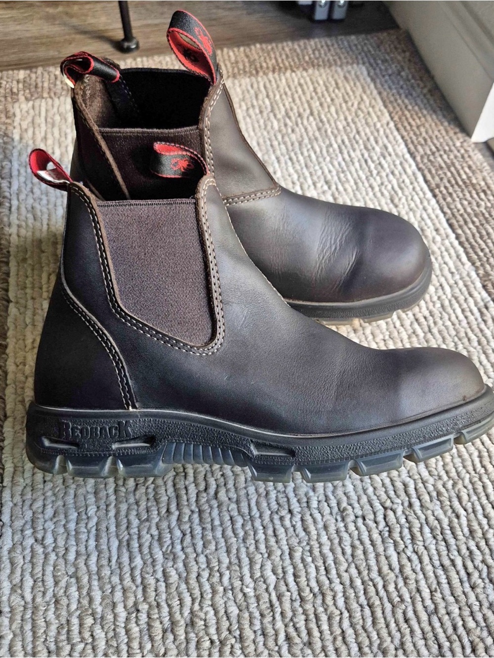 Men's Brown Work Chelsea Boots